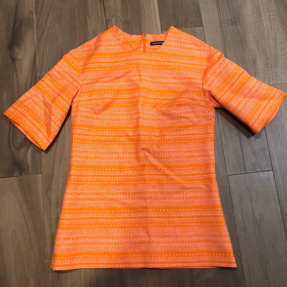 Marimekko Tops - Marimekko Valeria Tunic top orange shirt 34 XS